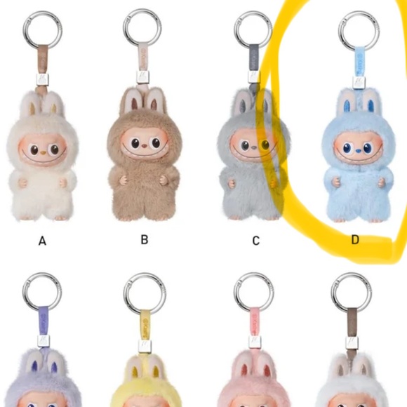 Pop Mart Pin for Love Series Vinyl Plush Blind Box Letter D the monsters labubu - Picture 8 of 8